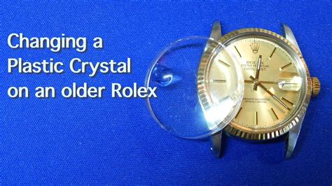 can rolex change face from plastic|rolex crystal replacement.